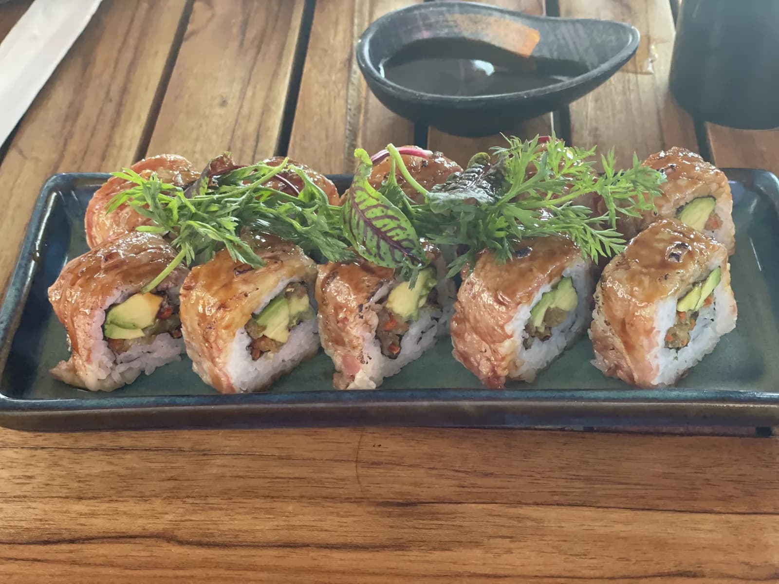 Carajillo Roof San Miguel de Allende – Sushi de Ribeye con Foie Gras