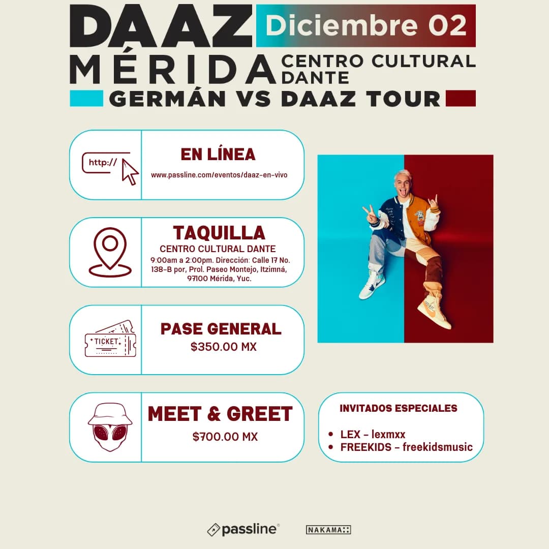 Daaz vs Germán en Mérida este Sábado 02 de Diciembre, foto 5 de 5