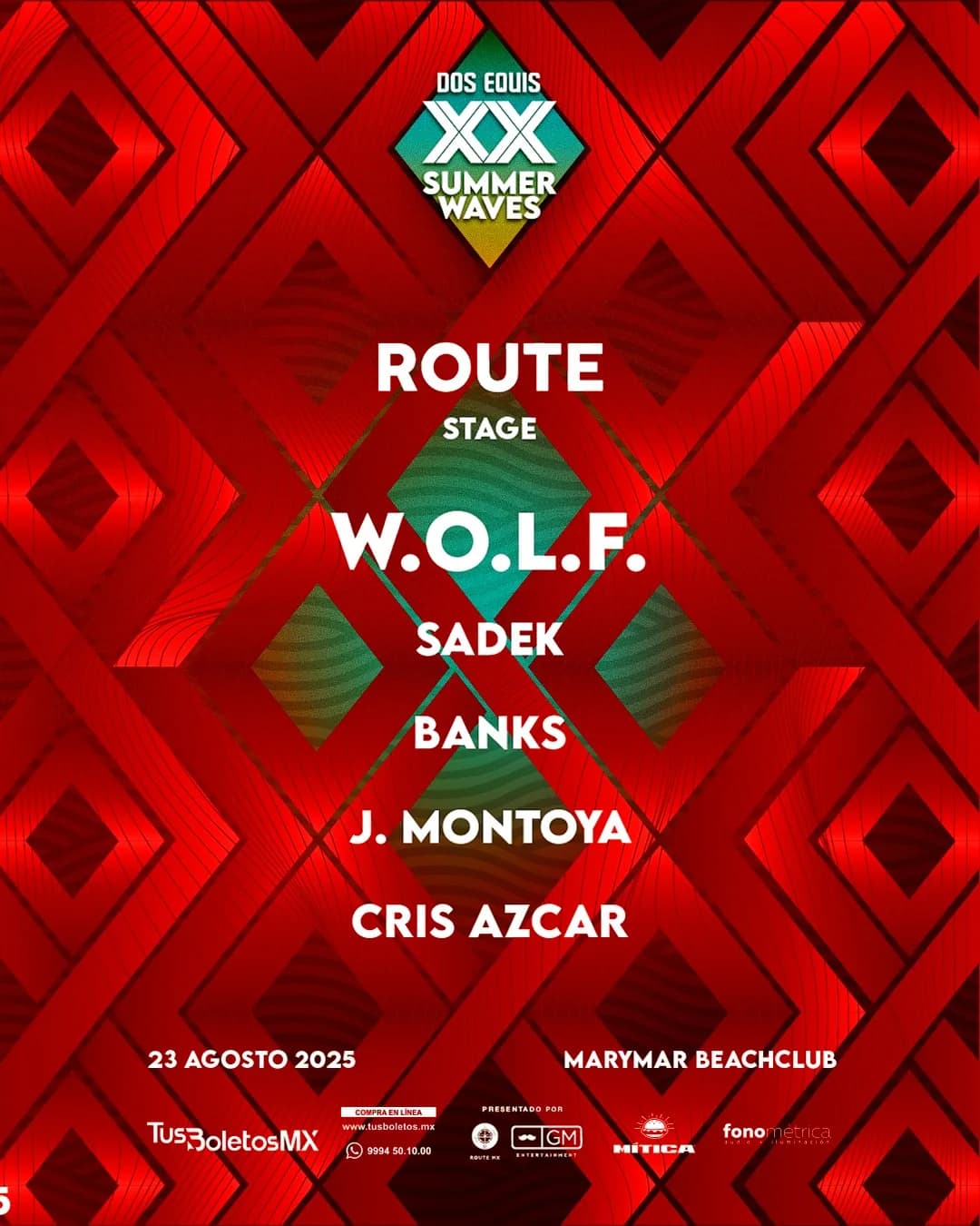 XX SummerWaves el Festival de talla Internacional en Mérida Yucatán, foto 3 de 3