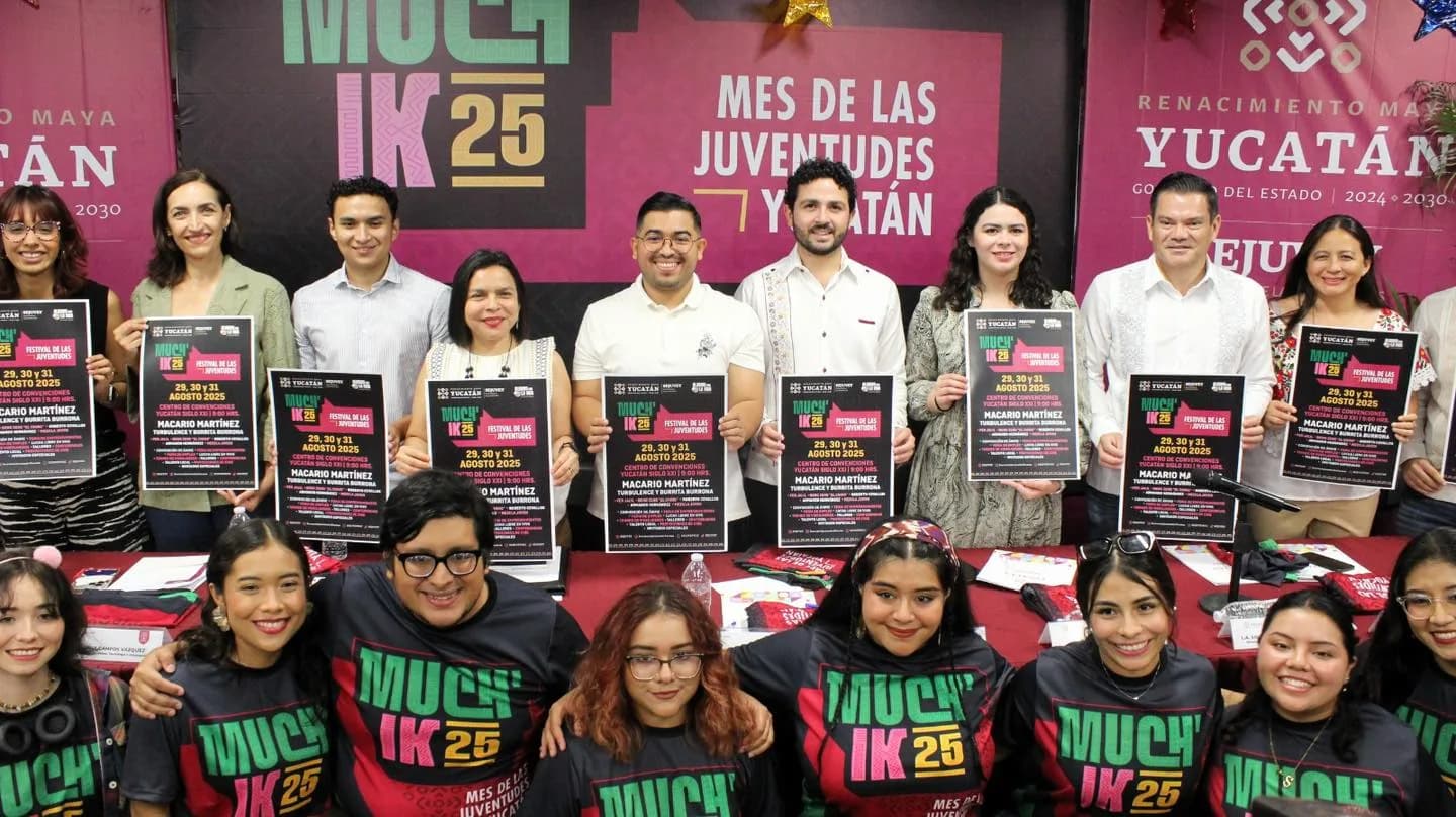 Festival de las Juventudes 2025 en Yucatán: ¡Much’Ik llega con TODO a Mérida!, foto 3 de 4