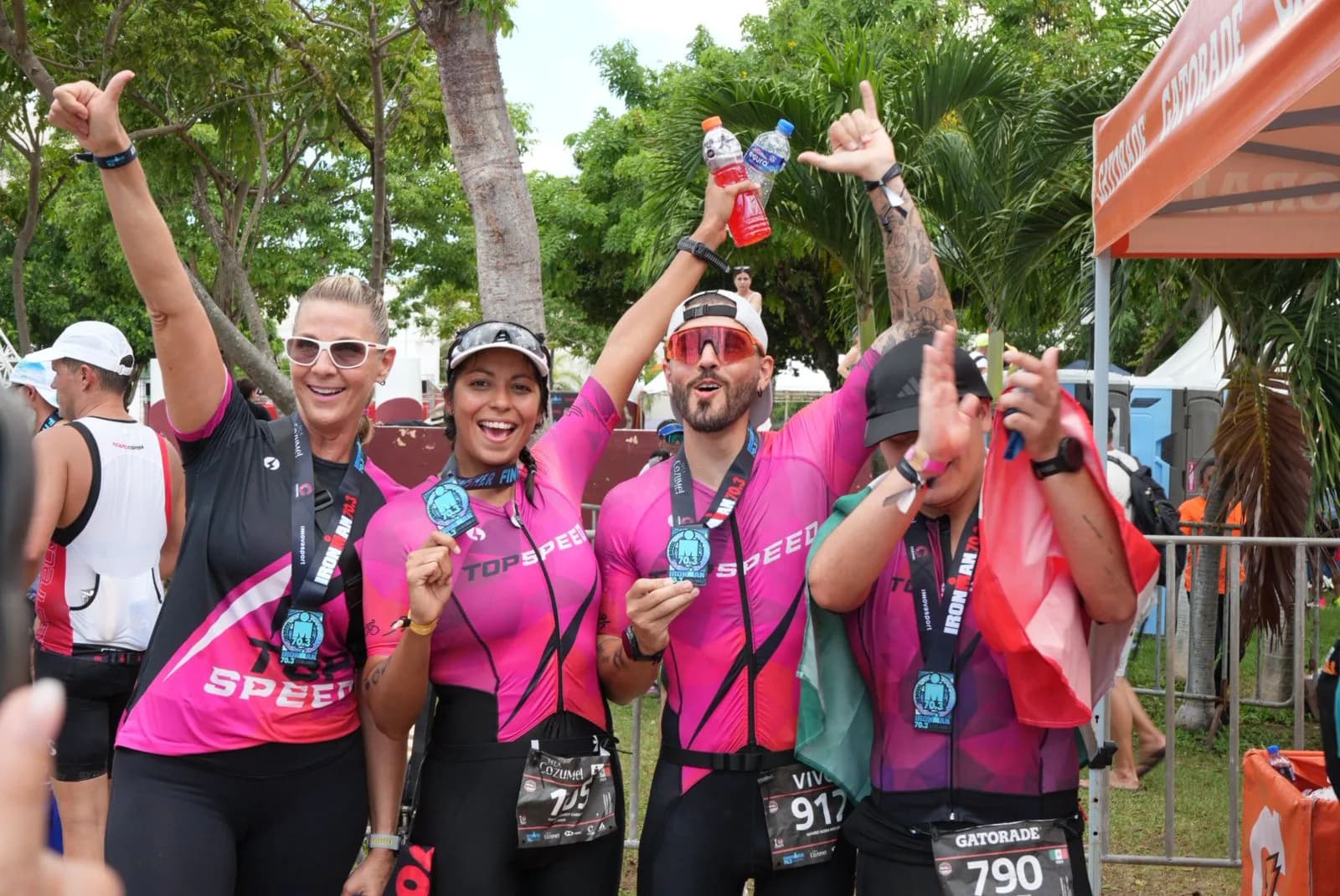 Top Speed presente en el IRONMAN Cozumel 2025, foto 2 de 9