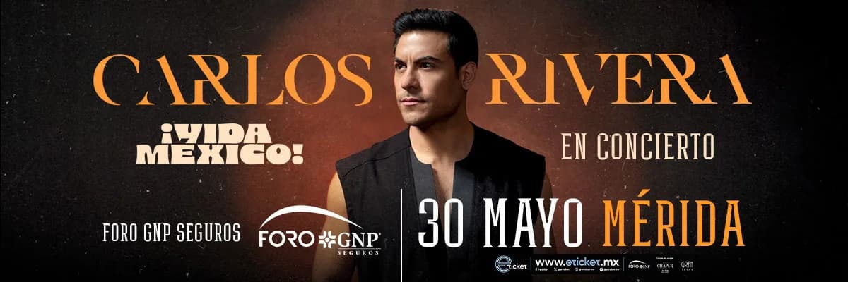 Carlos Rivera en Mérida