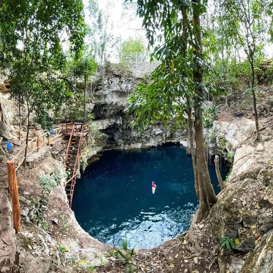 Cenote Lol-Ha, un tesoro escondido en Yaxunah, foto 4 de 9