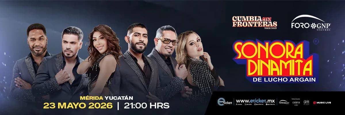 Sonora Dinamita en Mérida, Cumbia Sin Fronteras Tour 2025