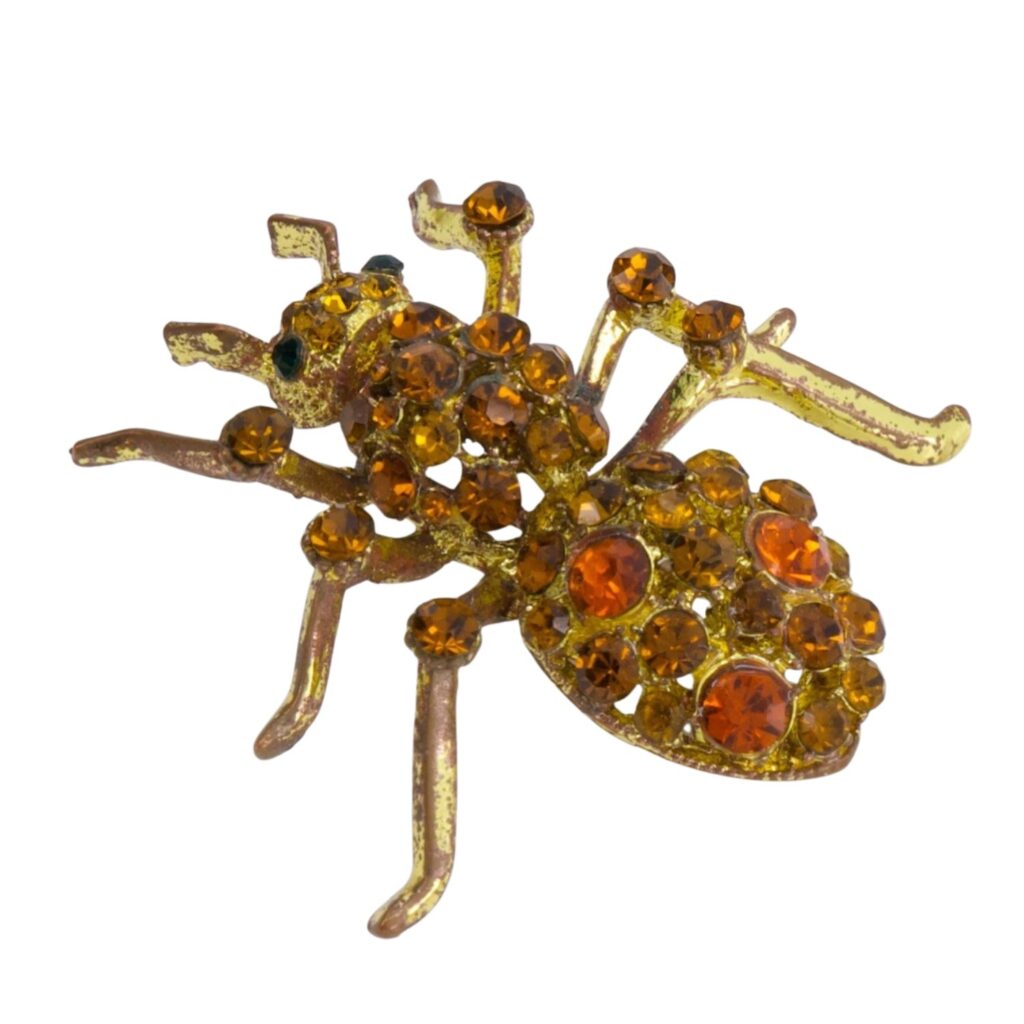 Broche Hormiga Ámbar