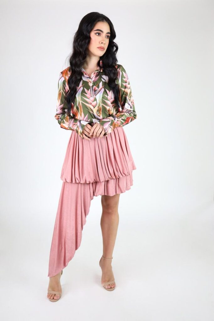 Falda “Rosa del Viento”